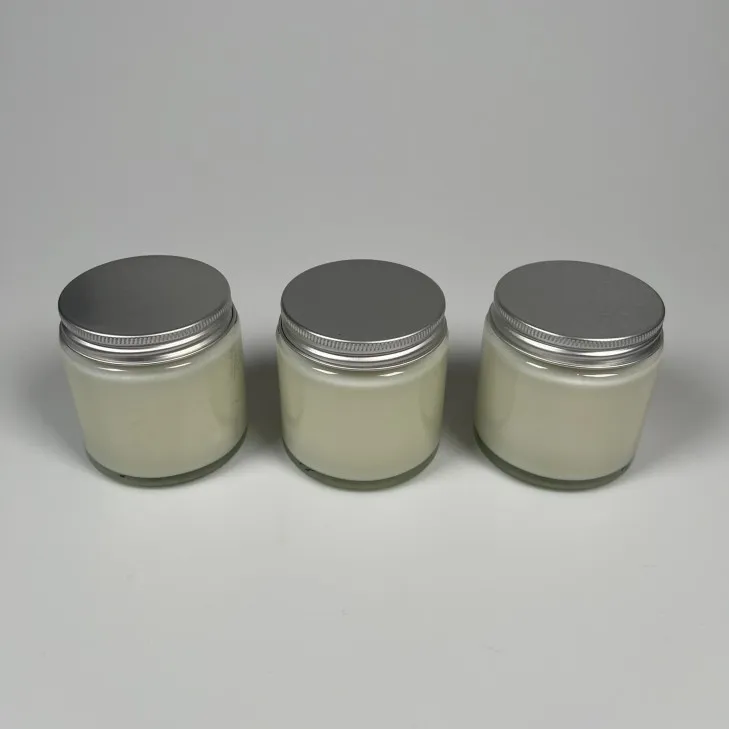 Świeca sojowa zapachowa w szkle przezroczystym - bawełniany knot 120 ml